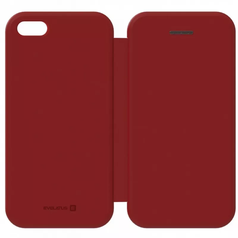 Evelatus Custodia a libro per Samsung Galaxy J4 Plus rosso vino