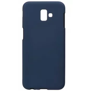 Evelatus Samsung Galaxy J6 Plus Custodia in silicone nano Soft Touch TPU blu mezzanotte