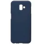 Evelatus Samsung Galaxy J6 Plus Custodia in silicone nano Soft Touch TPU blu mezzanotte
