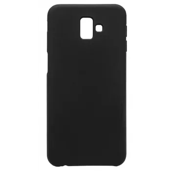 Evelatus Custodia in silicone per Samsung Galaxy J6 Plus nera
