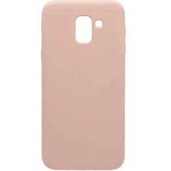 Evelatus Samsung Galaxy J6+ custodia in silicone Pink Sand