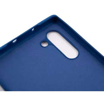 Evelatus Custodia in Silicone Nano Soft Touch TPU per Samsung Galaxy Note 10 Blu