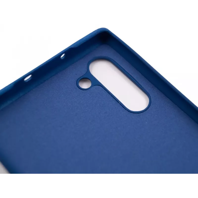 Evelatus Custodia in Silicone Nano Soft Touch TPU per Samsung Galaxy Note 10 Blu