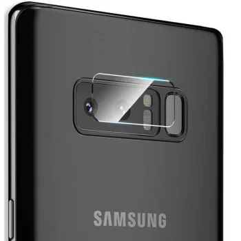 Evelatus Sostituzione lente in vetro fotocamera posteriore per Samsung Galaxy Note 9 - trasparente con cornice nera