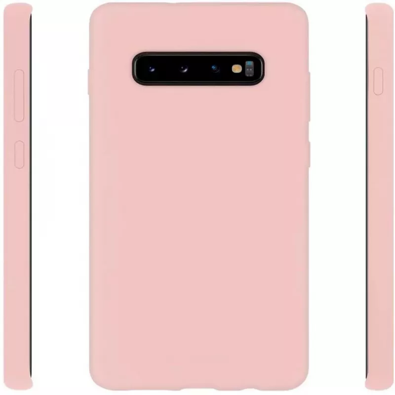 Evelatus Samsung Galaxy S10+ Custodia in silicone nano Soft Touch TPU beige