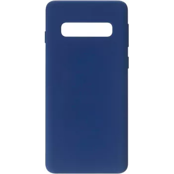 Evelatus Samsung Galaxy S10 custodia in silicone Nano Soft Touch TPU Midnight Blue