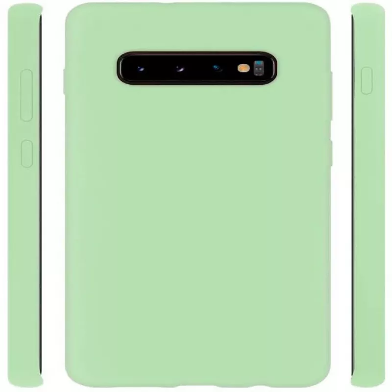 Evelatus Samsung Galaxy S10 Custodia in silicone nano Soft Touch TPU menta