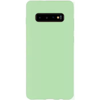 Evelatus Samsung Galaxy S10 Custodia in silicone nano Soft Touch TPU menta