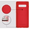 Evelatus Samsung Galaxy S10 Custodia in silicone nano Soft Touch TPU rossa