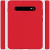 Evelatus Samsung Galaxy S10 Custodia in silicone nano Soft Touch TPU rossa