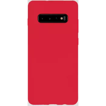 Evelatus Samsung Galaxy S10 Custodia in silicone nano Soft Touch TPU rossa