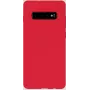 Evelatus Samsung Galaxy S10 Custodia in silicone nano Soft Touch TPU rossa