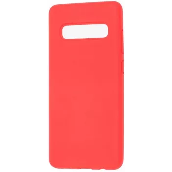 Evelatus custodia in silicone nano Soft Touch TPU rossa per Samsung Galaxy S10 Plus