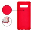 Evelatus Samsung Galaxy S10 Plus Custodia morbida in silicone Rossa