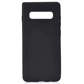 Evelatus Samsung Galaxy S10e Custodia in nano silicone Soft Touch TPU Nera