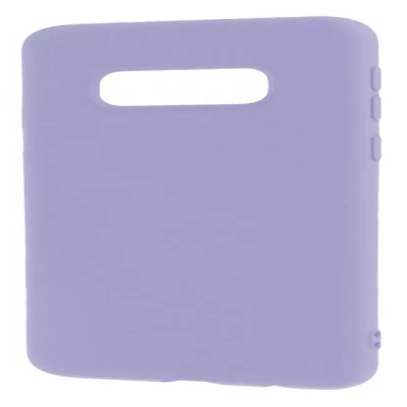 Evelatus Custodia in nano silicone per Samsung Galaxy S10e Soft Touch TPU blu