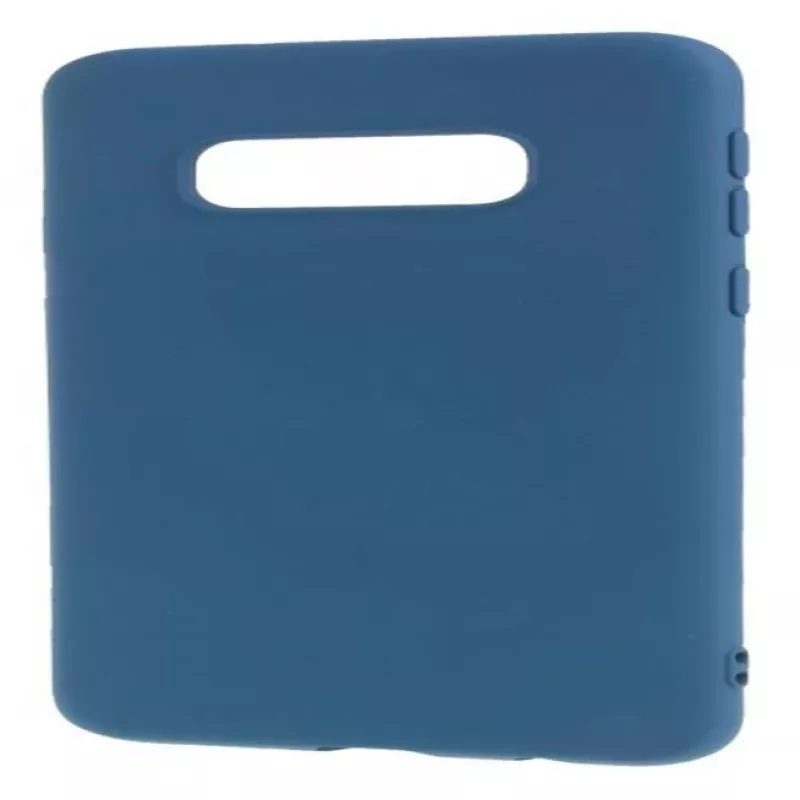 Evelatus Samsung Galaxy S10e Nano Silicone Case Soft Touch TPU blu scuro