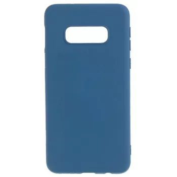 Evelatus Samsung Galaxy S10e Nano Silicone Case Soft Touch TPU blu scuro