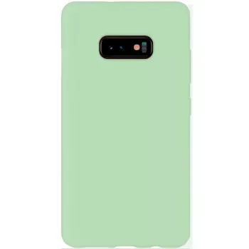 Evelatus Samsung Galaxy S10e Custodia in silicone nano Soft Touch TPU menta