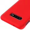 Evelatus Samsung Galaxy S10e Nano Silicone Case Soft Touch TPU rossa