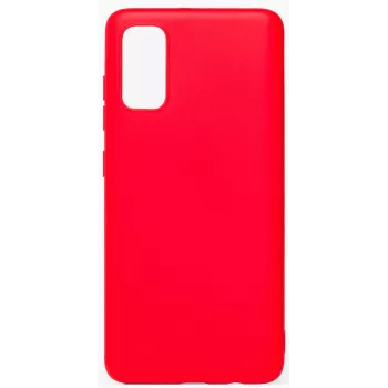 Evelatus Samsung Galaxy S20 Custodia in silicone nano Soft Touch TPU rosso