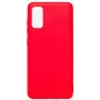 Evelatus Samsung Galaxy S20 Custodia in silicone nano Soft Touch TPU rosso