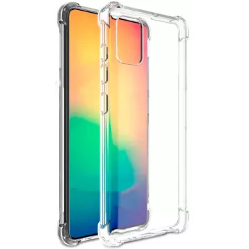 Evelatus Custodia in silicone militare shockproof per Samsung Galaxy S20 Plus TPU trasparente