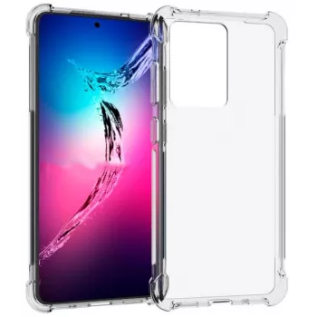 Evelatus Samsung Galaxy S20 Ultra Custodia militare antiurto in silicone TPU trasparente