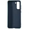Evelatus Samsung Galaxy S21 FE Custodia in silicone nano Soft Touch TPU blu