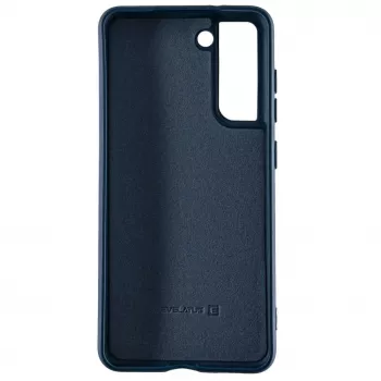 Evelatus Samsung Galaxy S21 FE Custodia in silicone nano Soft Touch TPU blu