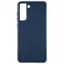 Evelatus Samsung Galaxy S21 FE Custodia in silicone nano Soft Touch TPU blu