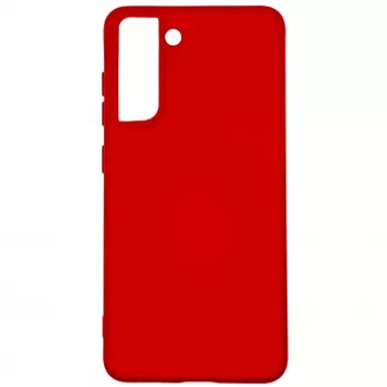 Evelatus Samsung Galaxy S21 FE cover in silicone nano Soft Touch TPU rosso