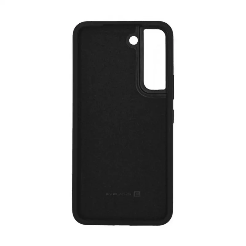 Evelatus Samsung Galaxy S21 Plus Custodia in silicone nano Soft Touch TPU nero