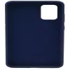 Evelatus Custodia in silicone Premium Soft Touch per Samsung Galaxy S21 Plus blu mezzanotte