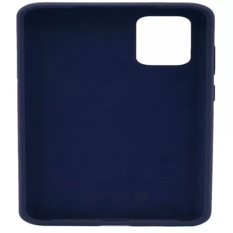 Evelatus Custodia in silicone Premium Soft Touch per Samsung Galaxy S21 Plus blu mezzanotte