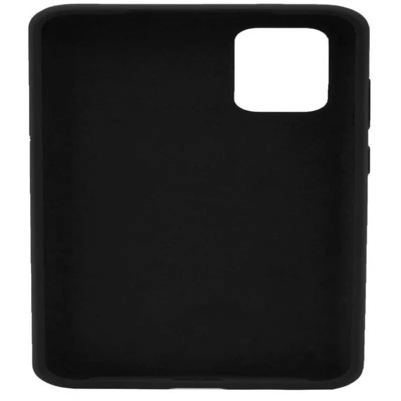 Evelatus Custodia in silicone Premium Soft-Touch per Samsung Galaxy S21 Ultra nero