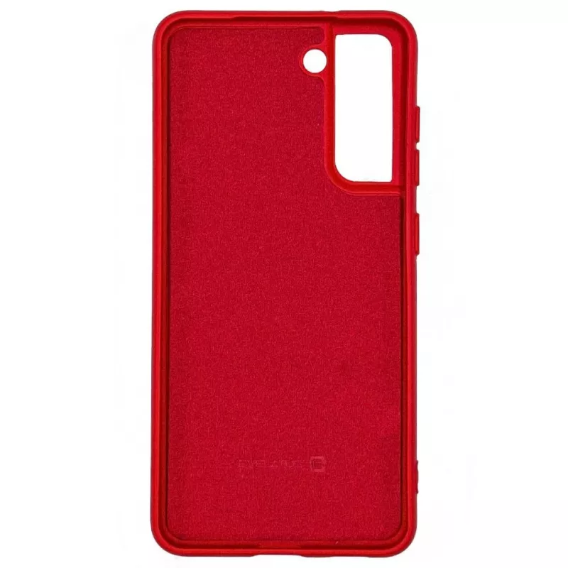 Evelatus Custodia in Silicone Nano Soft Touch TPU per Samsung Galaxy S22 Rosso
