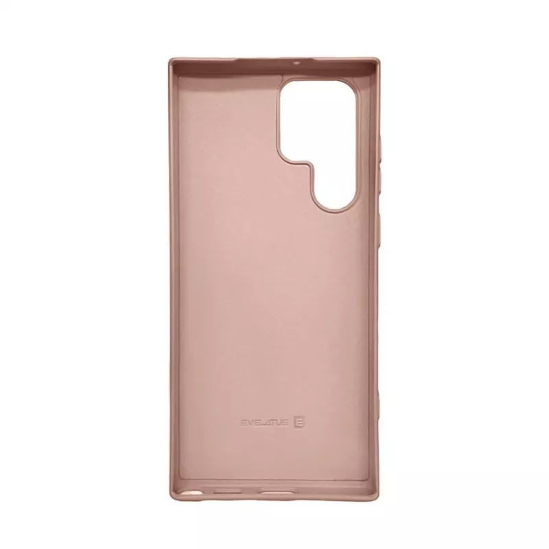 Evelatus Samsung Galaxy S22 Ultra Custodia in silicone nano Soft Touch TPU beige
