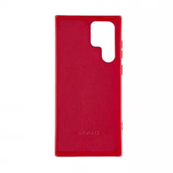 Evelatus Samsung Galaxy S22 Ultra cover in silicone nano Soft Touch TPU rosso