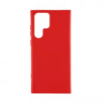 Evelatus Samsung Galaxy S22 Ultra cover in silicone nano Soft Touch TPU rosso