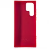 Evelatus Custodia in silicone Premium Soft-Touch per Samsung Galaxy S22 Ultra rosso cinese