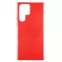 Evelatus Custodia in silicone Premium Soft-Touch per Samsung Galaxy S22 Ultra rosso cinese