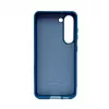 Evelatus Samsung Galaxy S23 Custodia in silicone nano Soft Touch TPU blu notte