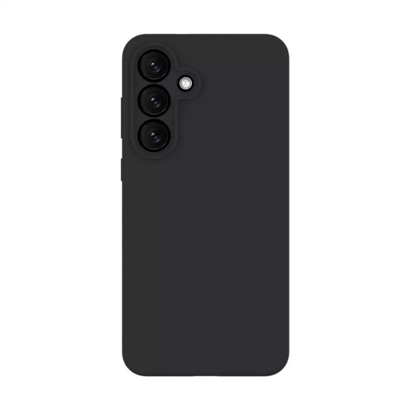 Evelatus Samsung Galaxy S25 FE cover in silicone soft-touch magnetica premium nero