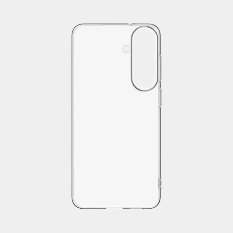 Evelatus Samsung Galaxy S26 FE Custodia in silicone trasparente 1,5 mm TPU