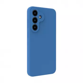 Evelatus Samsung Galaxy S26 FE Custodia in silicone Soft Touch magnetica Premium blu navy