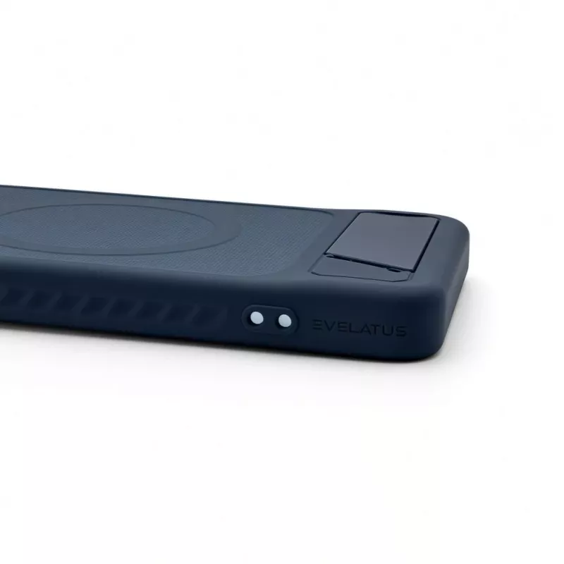 Evelatus Samsung Galaxy S26 Custodia MagSafe gommata con supporto Navy Blue