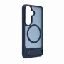 Evelatus Samsung Galaxy S26 Custodia MagSafe gommata con supporto Navy Blue