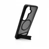 Evelatus Custodia in gomma MagSafe con supporto per Samsung Galaxy S26 nero