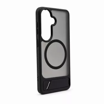 Evelatus Custodia in gomma MagSafe con supporto per Samsung Galaxy S26 nero